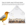 Suction Cup Acrylic Bird Feeder