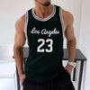 Nik & Nakks Black / 2 Extra Large Men's Number 23 Basketball Jersey