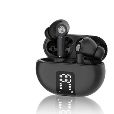 Nik & Nakks Black TWS Wireless Bluetooth New M10 Translation Headphones TWS Wireless Bluetooth New M10 Translation Headphones