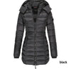 Nik & Nakks Black / XXL Women's Casual Long Sleeve Hooded Parka Coat Women's Casual Long Sleeve Hooded Parka Coat