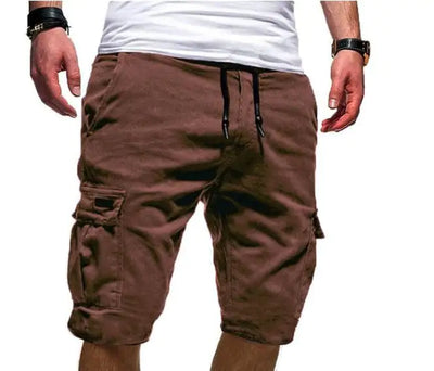 Nik & Nakks Brown / M Casual Summer Men's Shorts