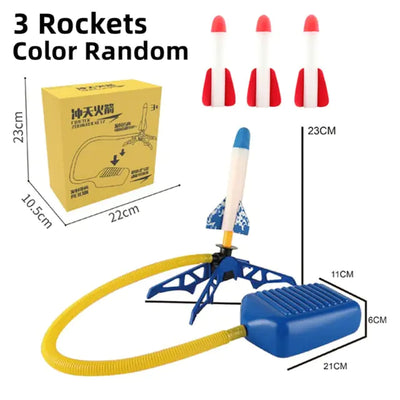 Nik & Nakks Children Outdoor Air Rocket Foot Launcher Children Outdoor Air Rocket Foot Launcher