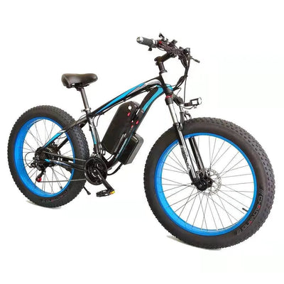 Nik & Nakks Electric Bike Blue Electric Mountain Bike with High Capacity Lithium-Ion Battery for Adults, Electric Mountain Bike with High Capacity Lithium-Ion Battery for Adults,