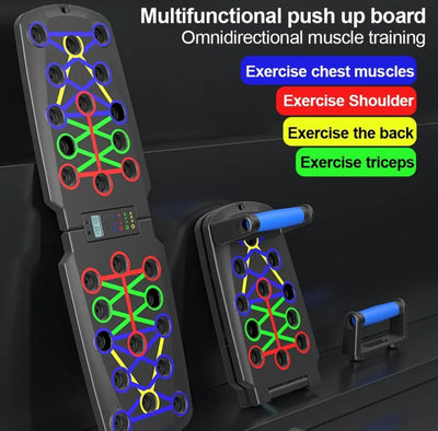 Folding Push-up Board Support Muscle Exercise