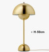 Nik & Nakks Gold / Large Plugin/Trichromatic light Touch Bud Multi-color Mushroom Lamp Touch Bud Multi-color Mushroom Lamp