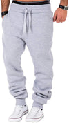 Gray / 2 Extra Large Men's Loose Sport Gym Joggers: Loose Fit Sweatpants