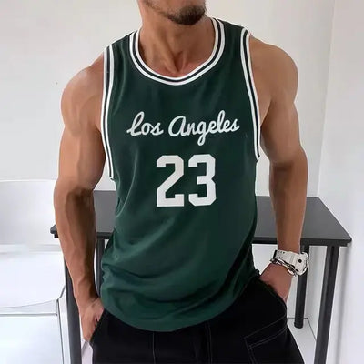 Nik & Nakks Green / 2 Extra Large Men's Number 23 Basketball Jersey