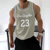 Nik & Nakks Khaki / 2 Extra Large Men's Number 23 Basketball Jersey