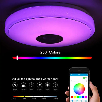 Smart LED Ceiling Light with Remote Control