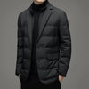 Nik & Nakks Men's Winter Fake Two Piece Warm Blazer Men's Winter Fake Two Piece Warm Blazer