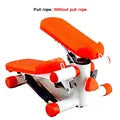 Nik & Nakks No-pull-rope Orange Indoor Fitness Stepper with Resistance Rope