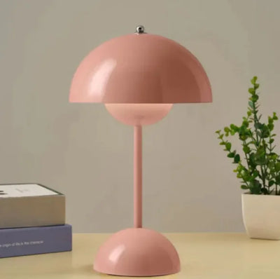 Nik & Nakks Pink C / Small charging/Trichromatic light Touch Bud Multi-color Mushroom Lamp Touch Bud Multi-color Mushroom Lamp