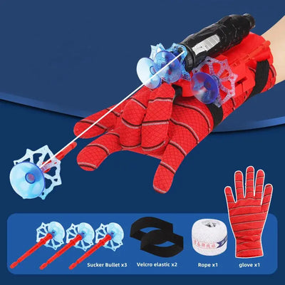 Nik & Nakks Red / 7.5 x 15 x 4.5 Centimeter/ 23.5 x 10 Centimeter Spiderman Glove Web Shooter Spiderman Glove Web Shooter