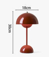 Nik & Nakks Red / Small charging/Trichromatic light Touch Bud Multi-color Mushroom Lamp Touch Bud Multi-color Mushroom Lamp