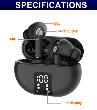 Nik & Nakks TWS Wireless Bluetooth New M10 Translation Headphones TWS Wireless Bluetooth New M10 Translation Headphones