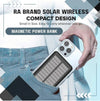 Nik & Nakks White / 5000 mAh Portable Fast Charging Magnetic Solar Power Bank for Smartphones Portable Fast Charging Magnetic Solar Power Bank for Smartphones