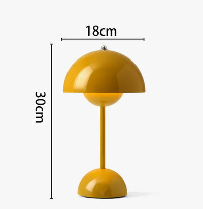 Nik & Nakks Yellow / Small charging/Trichromatic light Touch Bud Multi-color Mushroom Lamp Touch Bud Multi-color Mushroom Lamp